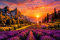 Tablou decorativ - Lavanda de sub Munte