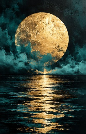 Tablou decorativ - Luna de aur la asfintit