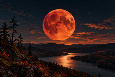 Tablou decorativ - Luna Ruginie