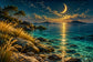 Tablou decorativ - Luna si Marea