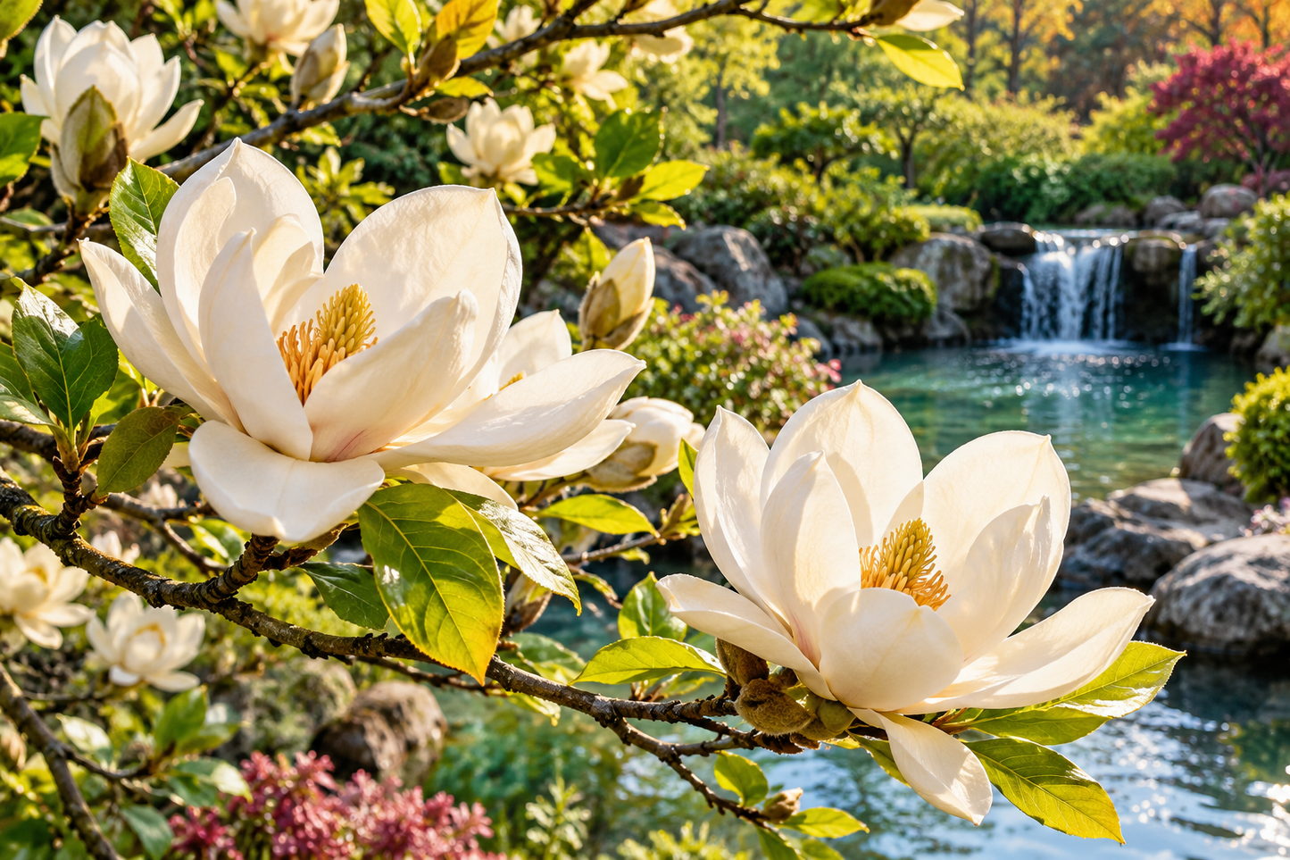 Tablou decorativ - Magnolii la Cascada