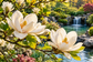 Tablou decorativ - Magnolii la Cascada