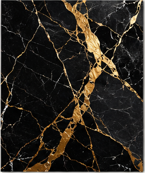 Tablou decorativ Marmura Neagra cu Aur, textura de marmura
