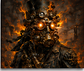 Tablou decorativ Masca de Foc