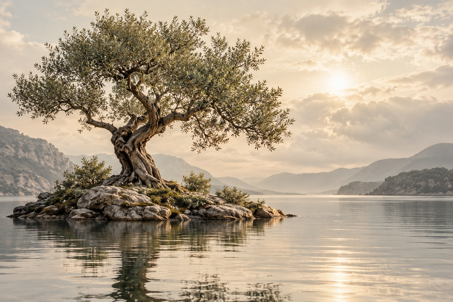 Tablou decorativ - Maslin pe Insula din Lac