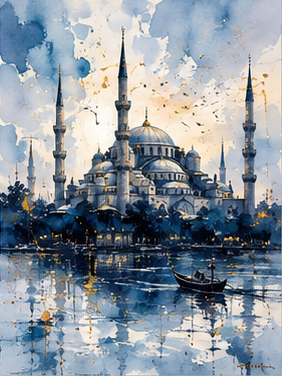 Tablou decorativ Moscheea Albastra din Istanbul
