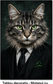 Tablou decorativ Motanul cu Privire Verde