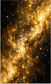 Tablou decorativ Nebuloasa Aurie