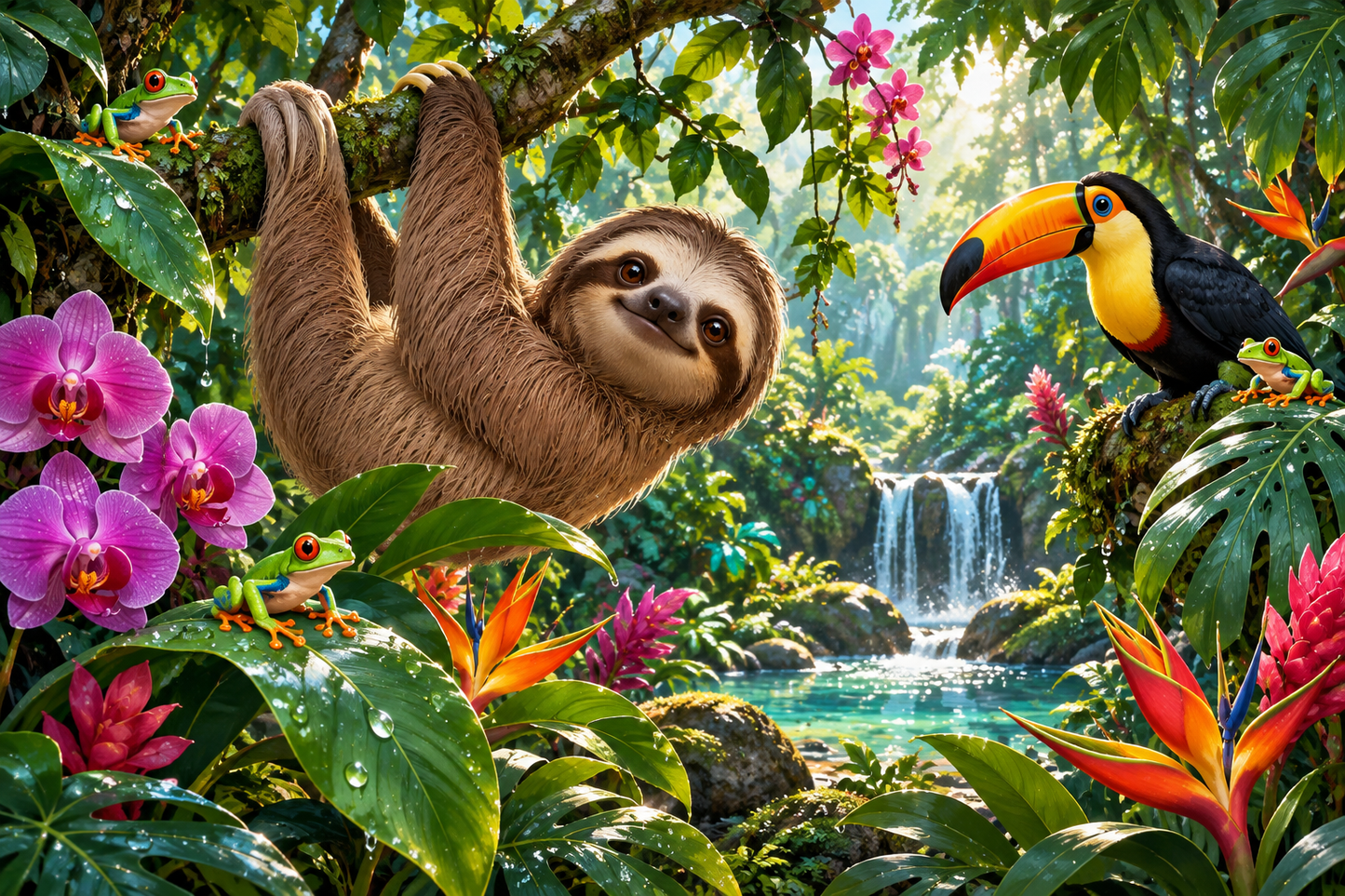 Tablou decorativ - Padurea Tropicala