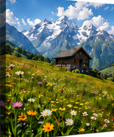 Tablou decorativ Pajiste Elvetiana