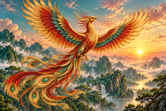 Tablou decorativ - Phoenixul de Foc