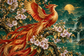 Tablou decorativ - Phoenixul Rosu si Luna de Aur