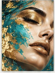 Tablou decorativ - Pleoape de aur