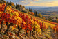 Tablou decorativ - Podgoria de Toamna