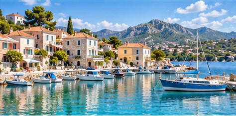 Tablou decorativ - Port mediteranean