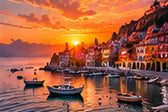 Tablou decorativ - Portul cu Barci