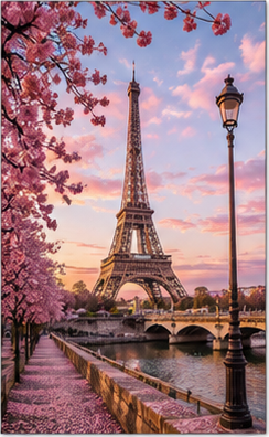 Tablou decorativ Primavara la Paris