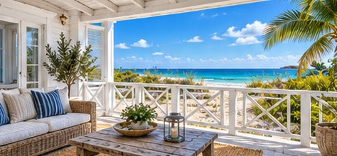 Tablou decorativ - Priveliste de pe veranda