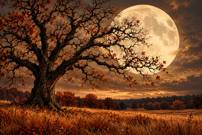 Tablou decorativ - Stejar si Luna