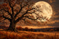 Tablou decorativ - Stejar si Luna