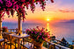 Tablou decorativ - Terasa cu Bougainvillea