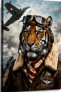 Tablou decorativ Tigrul Aviator