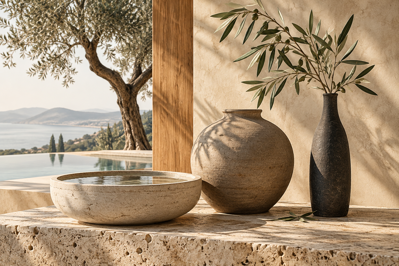 Tablou decorativ - Trei Forme de Ceramica