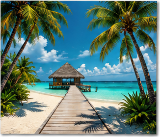 Tablou decorativ Vacanta Tropicala