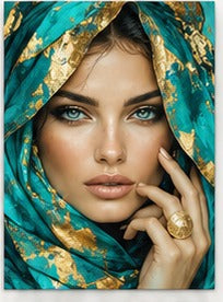 Tablou decorativ - Valul smaraldului