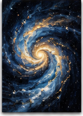 Tablou decorativ - Valuri cosmice