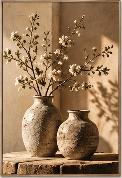 Tablou decorativ - Vaze cu flori de cires