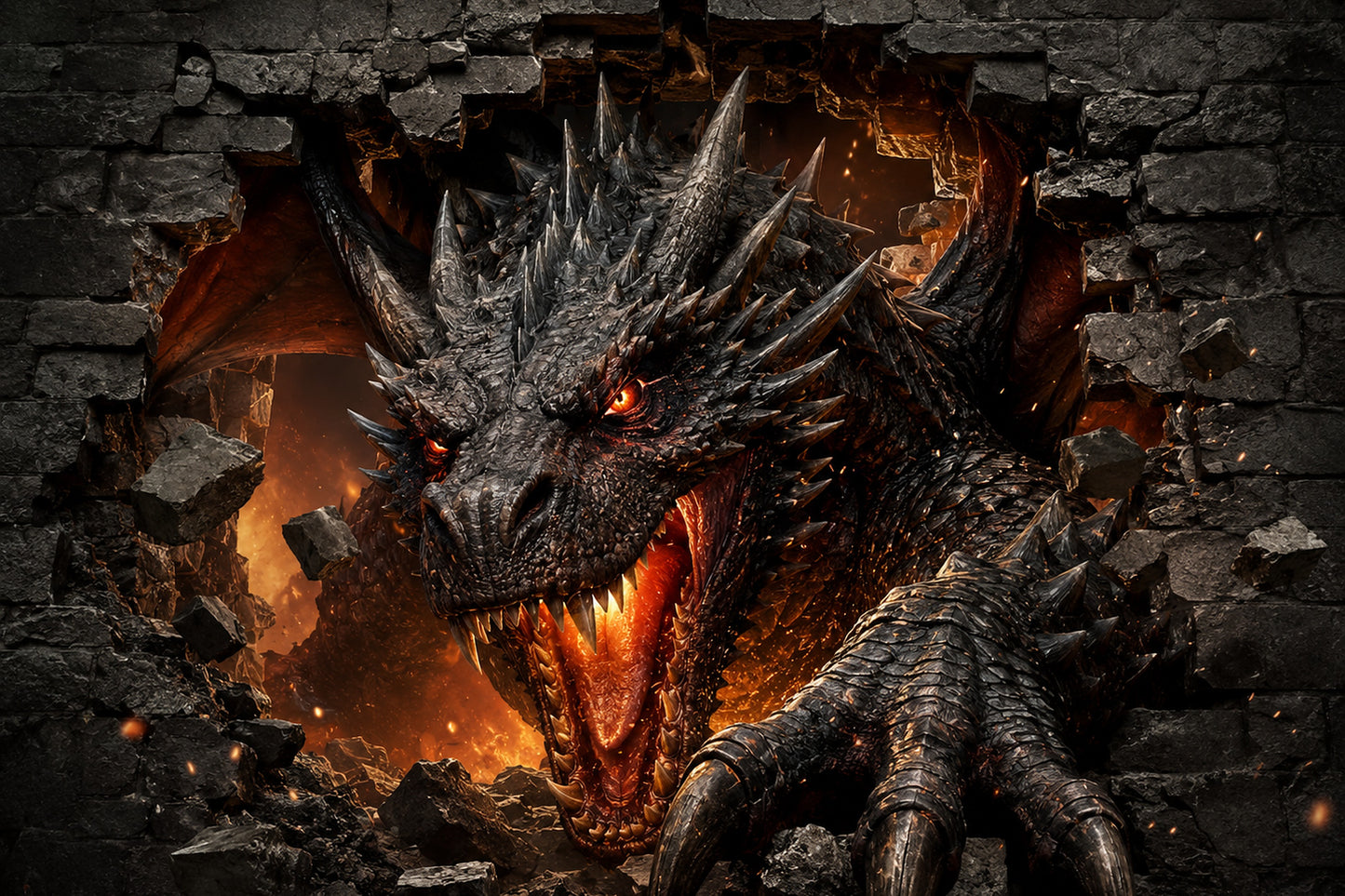 Tablou decorativ Dragonul de Foc