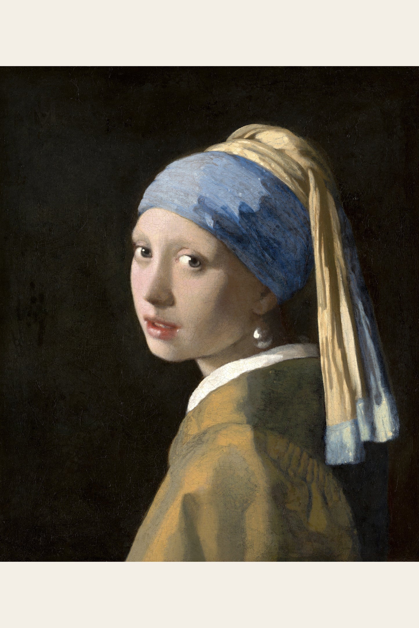 Tablou decorativ - Fata cu cercel de perla (dupa Johannes Vermeer)