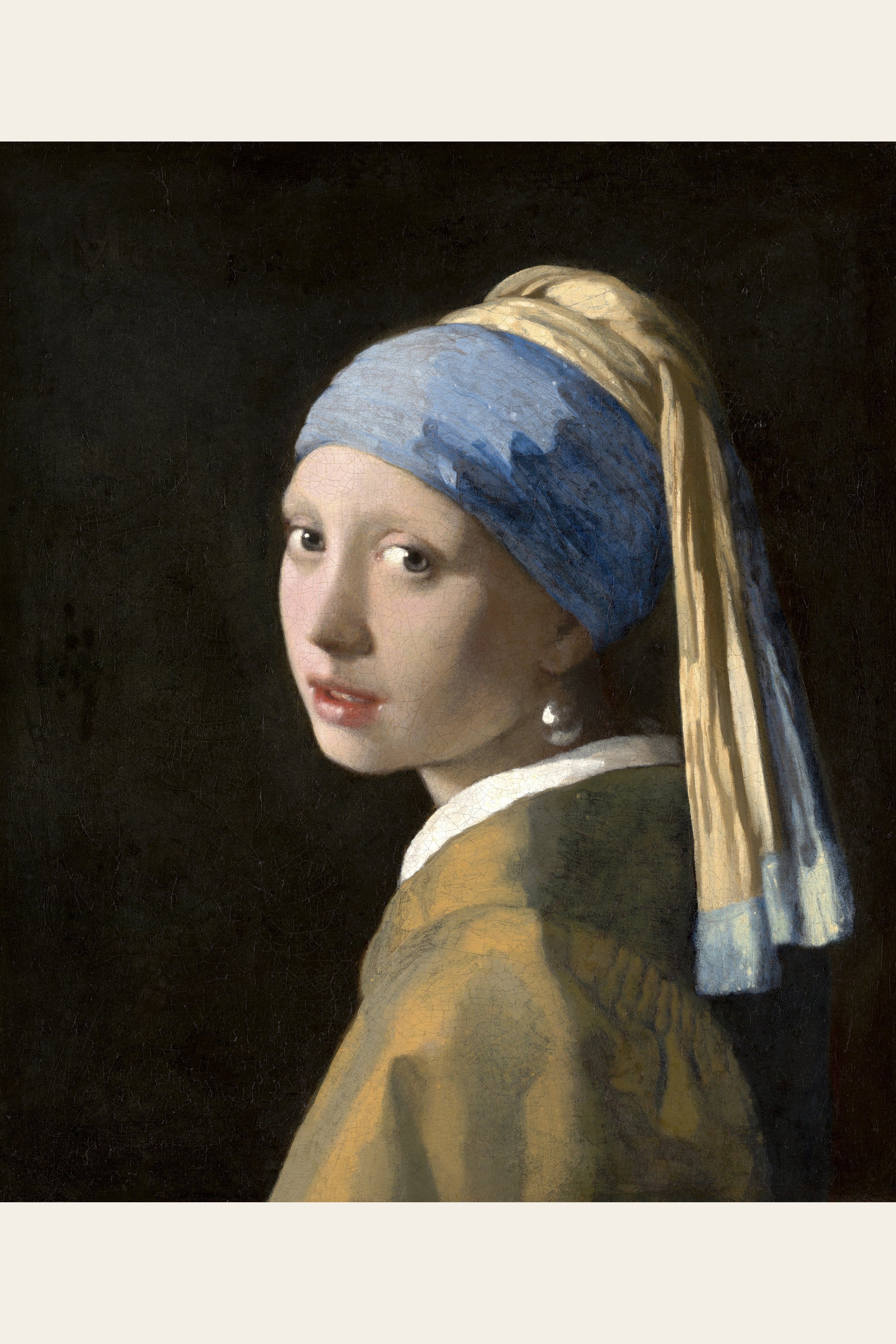 Tablou decorativ - Fata cu cercel de perla (dupa Johannes Vermeer)