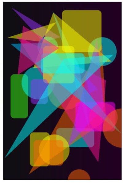 Tablou decorativ - Explozie geometrică