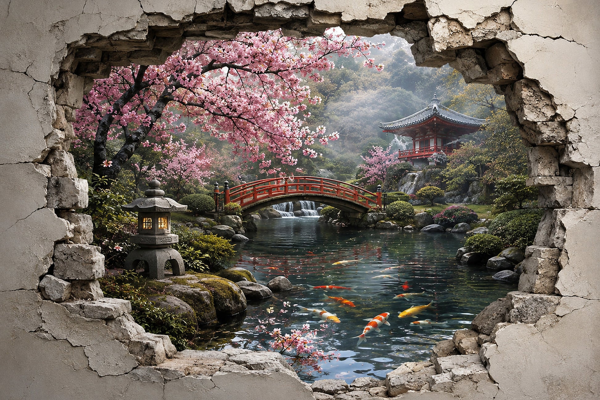 Tablou decorativ Grădina Japoneză