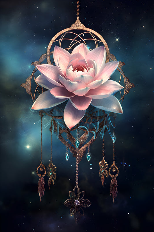 Tablou decorativ - Lotus celest