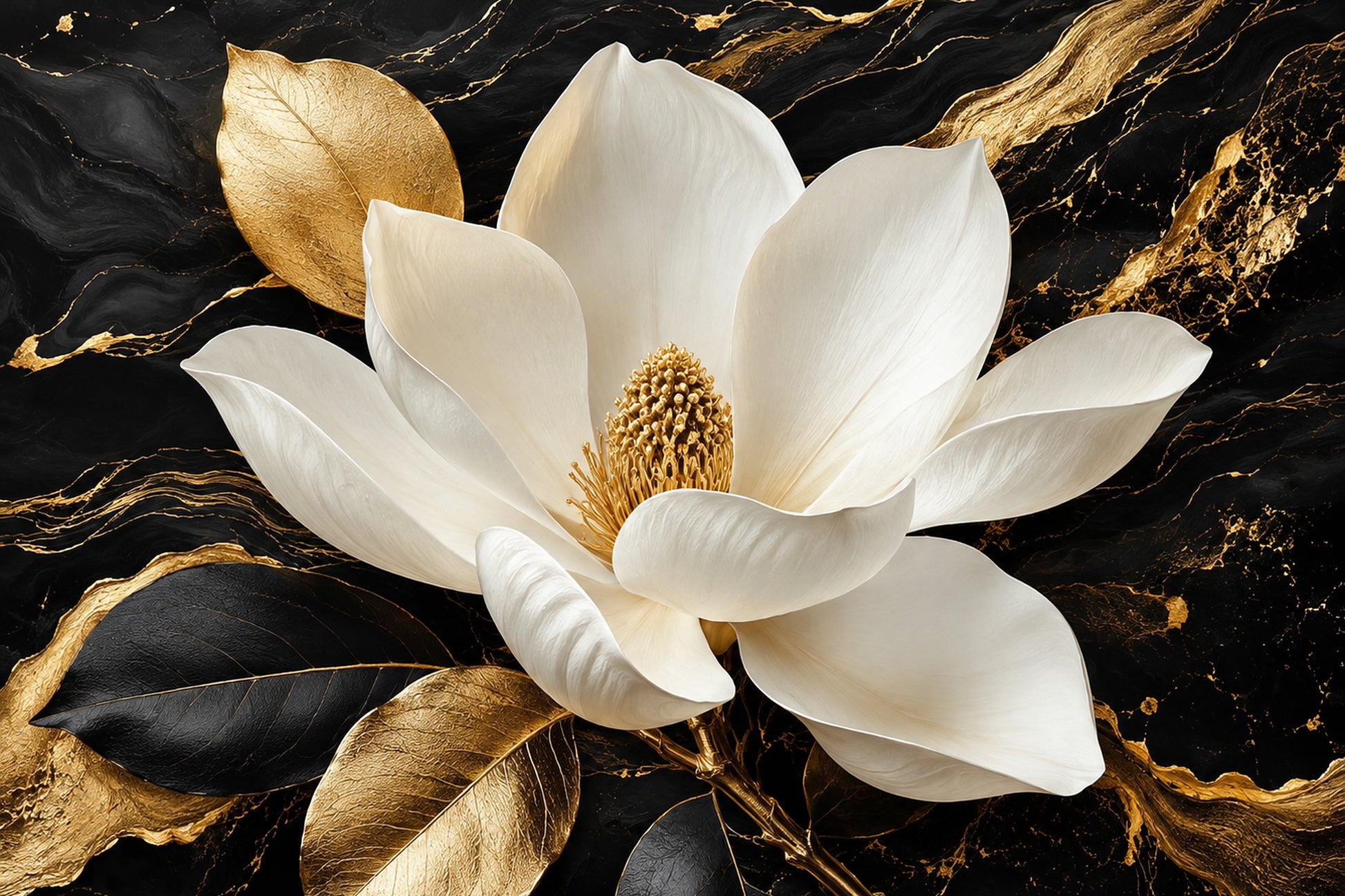 Tablou decorativ Magnolia Aurie