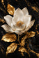Tablou decorativ Magnolia pe Marmura