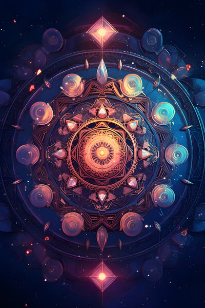 Tablou decorativ - Mandala cosmică