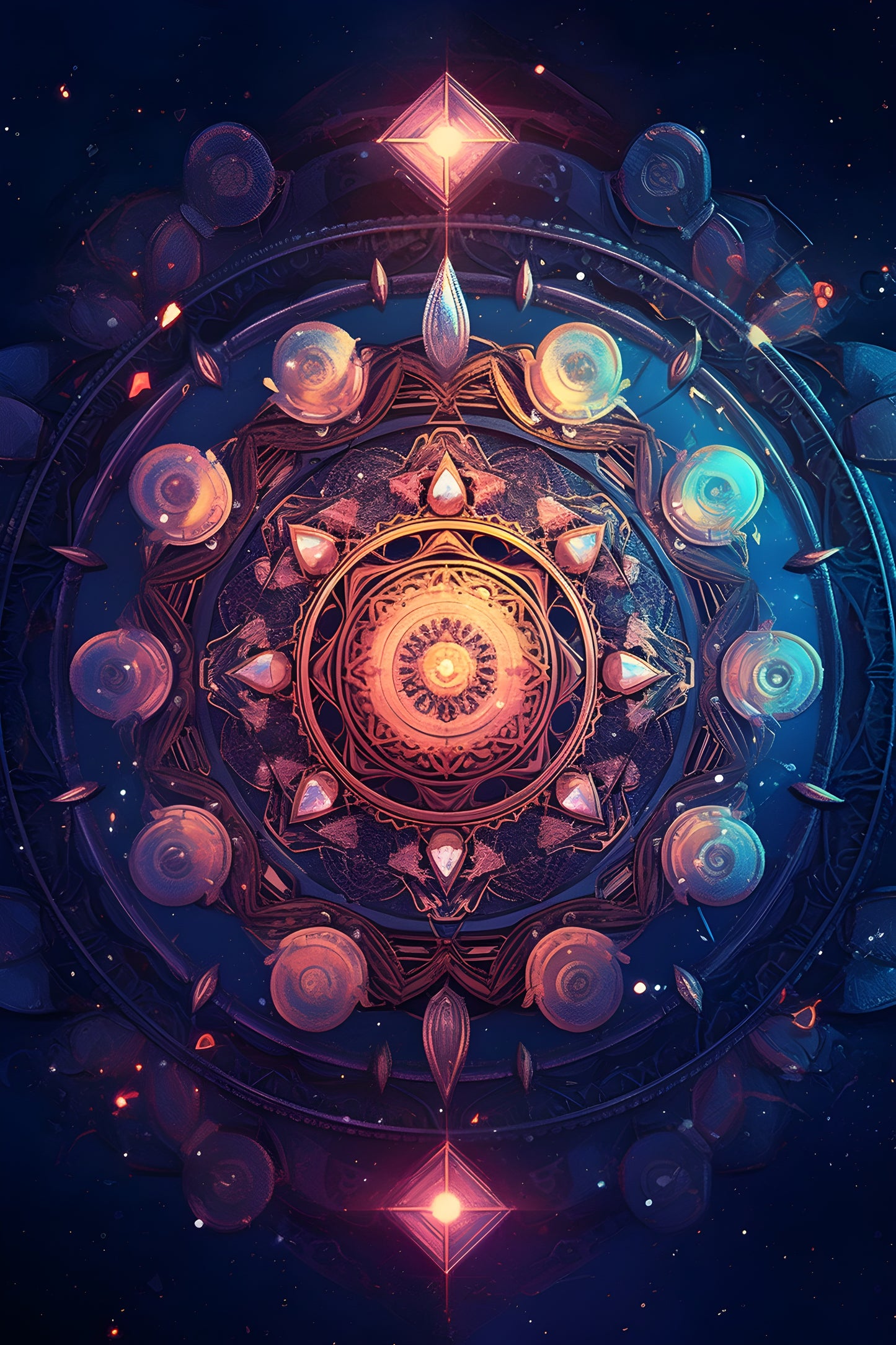 Tablou decorativ - Mandala cosmică