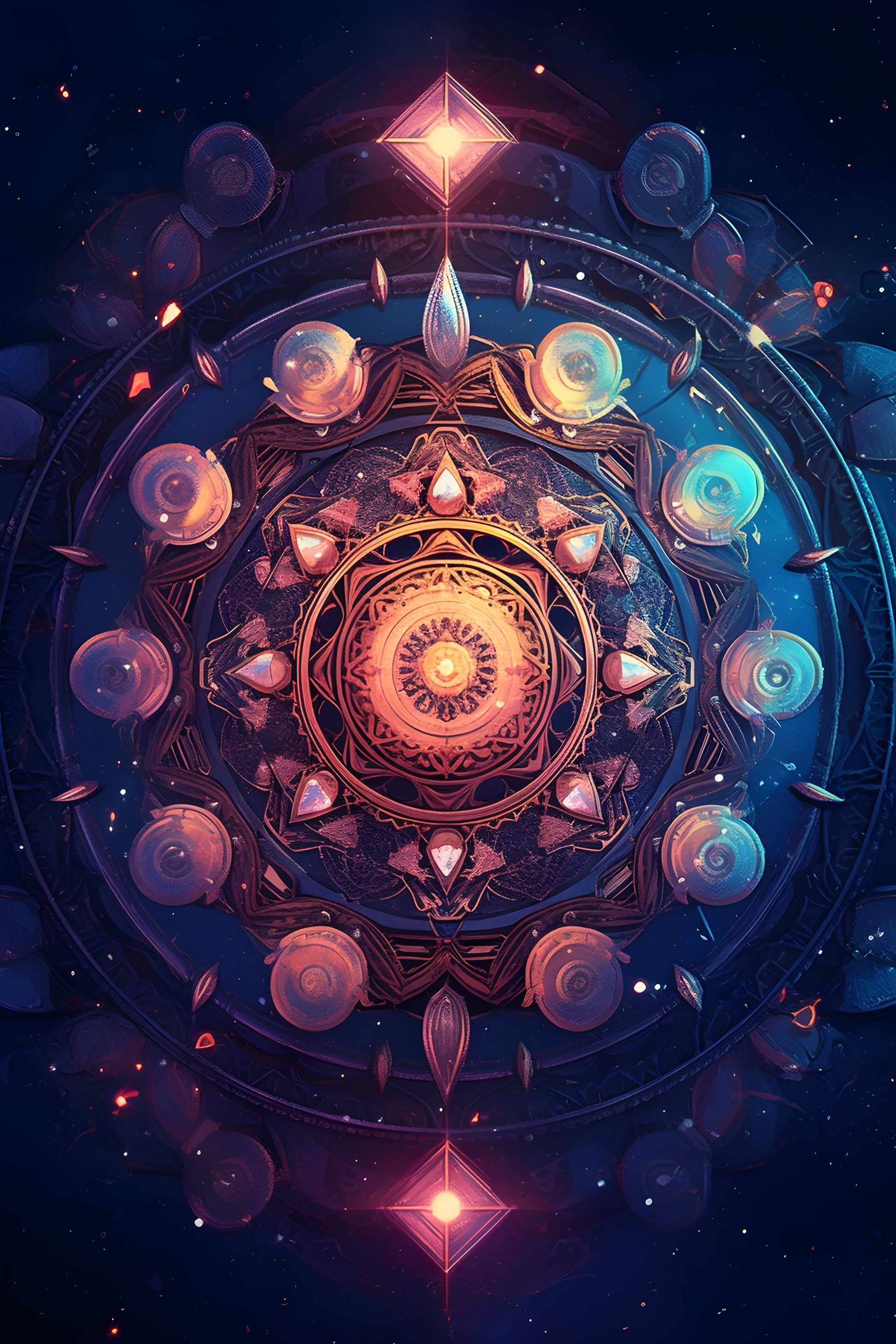 Tablou decorativ - Mandala cosmică