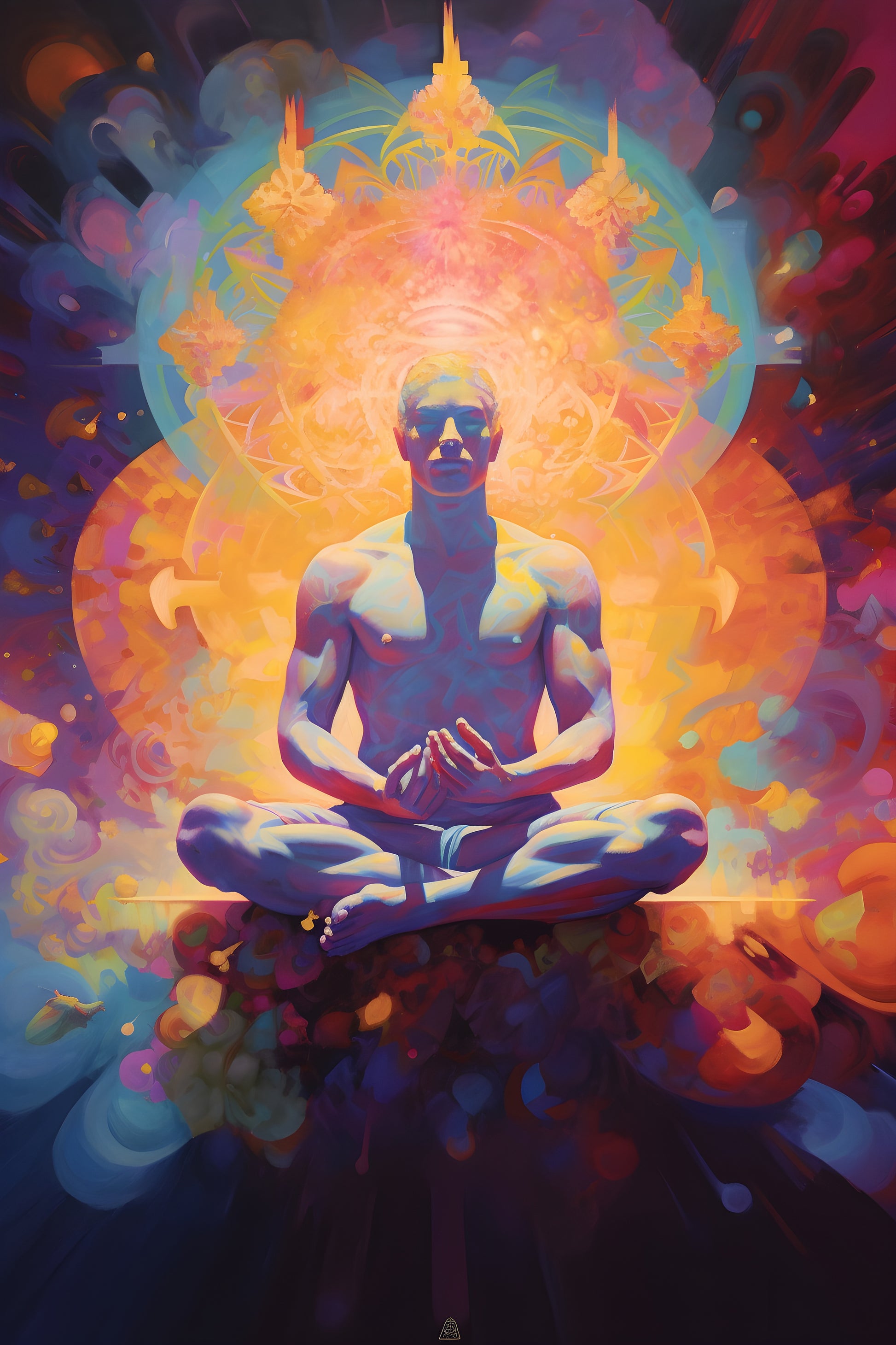 Tablou decorativ - Meditație Psihedelică