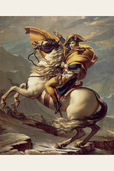 Tablou decorativ - Napoleon trecand Alpii (dupa Jacques-Louis David)
