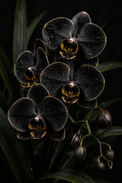 Tablou decorativ - Orhideele Negre