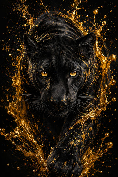 Tablou decorativ - Pantera de Aur