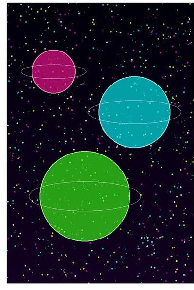 Tablou decorativ - Planete în cosmos