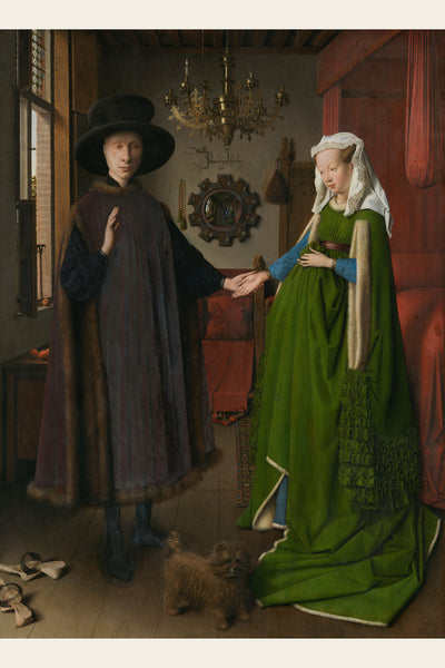 Tablou decorativ - Portretul Arnolfini (dupa Jan van Eyck)