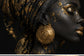 Tablou decorativ Profilul de Aur