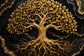 Tablou decorativ Radacinile de Aur